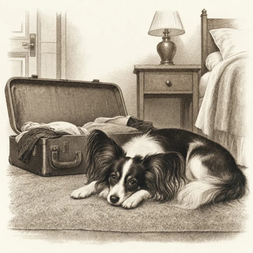 Settles in a new place with you