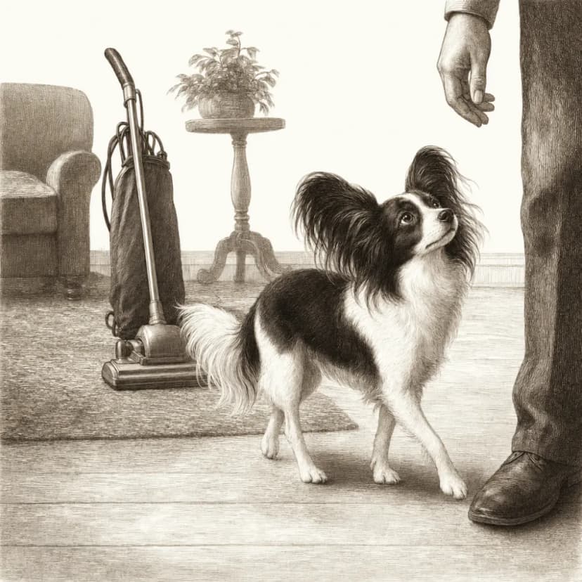 Moves toward you in a small startle